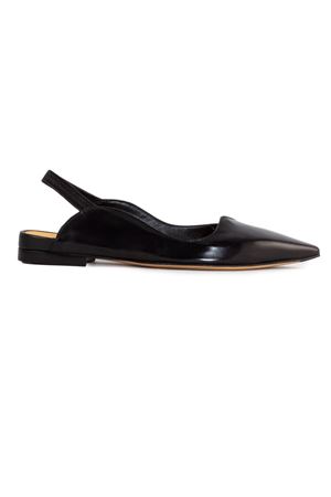 Black leather slingback MARA BINI | U313NERO